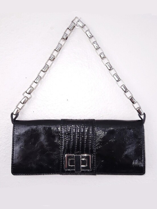 Kooba Handbags - KOOBA Penelope Clutch Patent Leather Convertible Shoulder Bag
